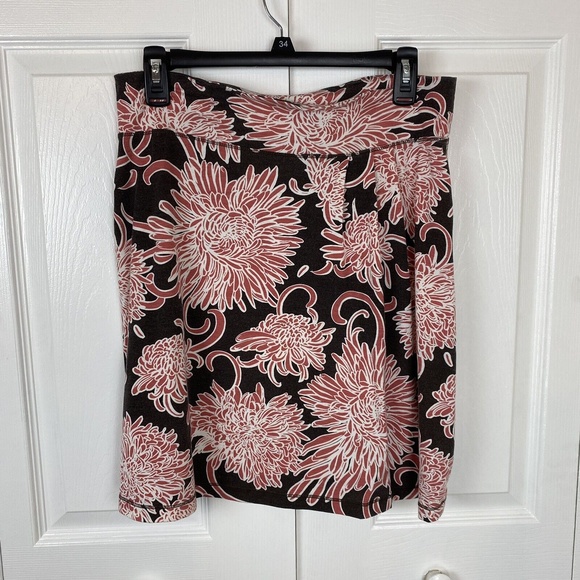 Title nine Dresses & Skirts - Title Nine Breeze Skirt S Floral Mini A-Line Mid Rise Pink Flower Pull On